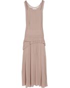 See By ChloƩ Pleat-detailed Chiffon Maxi Dress - Lyst