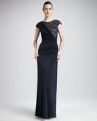 Tadashi Shoji Mirror Bodice Gown - Lyst