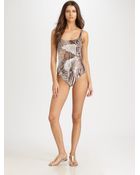 Gottex Onepiece Orchidea Tank Swimsuit - Lyst