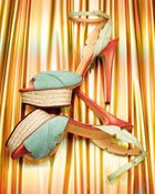 Charlotte Olympia Isla Leaf Espadrille-platform Sandal - Lyst