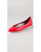 McQ by Alexander McQueen Studded Ballet Flats - Lyst