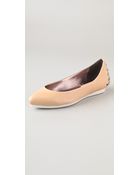McQ by Alexander McQueen Studded Ballet Flats - Lyst