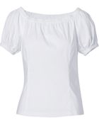 Steffen Schraut White Carmen Smoked Blouse - Lyst