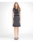 Tory Burch Evelyn Jacquard Dot Dress - Lyst