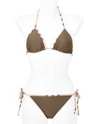 Burberry Brit Khaki Green Bikini - Lyst