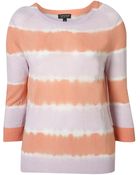 Topshop Knitted Tie Dye Sweater - Lyst