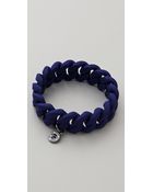 Marc By Marc Jacobs Rubber Turnlock Bracelet - Lyst