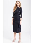 Alex Evenings Gathered Dress Jacket - Lyst