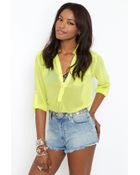 Nasty Gal Spokes Cutoff Shorts - Lyst