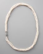 Lagos Luna Fivestrand Pearl Necklace - Lyst