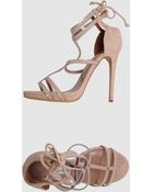 Tabitha Simmons Platform Sandals - Lyst