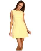 Tibi Astor Jacquard Cap Sleeve Dress - Lyst