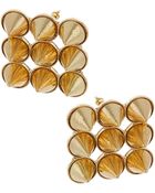 Topshop Resin Spike Square Earrings - Lyst