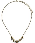 Topshop Mini Skull Heads Necklace - Lyst