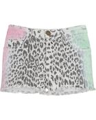 Current/Elliott Multi Airbrush Boyfriend Leopard Short - Lyst