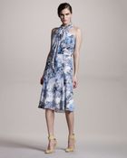 Erdem Romily Floralprint Halter Dress - Lyst