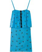 Girl. By Band Of Outsiders Strappy Flwr Pot Print Drs - Lyst