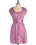 ModCloth Falling in Lavender Dress - Lyst