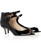 Oscar de la Renta Patentleather Pumps - Lyst