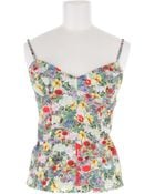 Erdem Stretch Cotton Waisted Top - Lyst