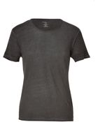 Majestic Round Neck Linen T-shirt - Lyst