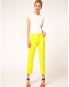 ASOS Collection Slim Cropped Ankle Grazer Trousers - Lyst