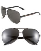 Gucci Metal Aviator Sunglasses - Lyst