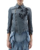 Patrizia Pepe Leather Jacket - Lyst