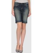 Carhartt Denim Bermudas - Lyst