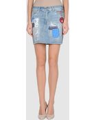 Levi's Levis Vintage Clothing Denim Skirts - Lyst
