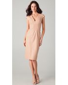 Reem Acra Nappa Leather Dress - Lyst