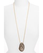 Alexis Bittar Lavender Dust Bean Pendant Necklace - Lyst