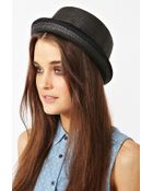 Nasty Gal Hampton Straw Hat Black - Lyst
