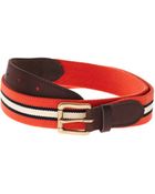 Asos Asos Stripe Elastic Belt - Lyst