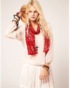 Ralph Lauren Denim Supply Bandana Print Scarf - Lyst