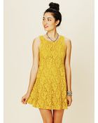 Free People Sleeveless Miles Of Lace Dress - Lyst