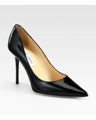Jimmy Choo Patent Leather Pumps - Lyst