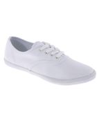 Office Androquai Lace Up Pump White Canva - Lyst