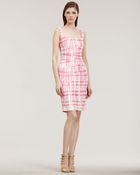 Oscar de la Renta Printed Jacquard Dress - Lyst