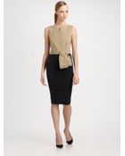Donna Karan New York Bicolor Dress - Lyst