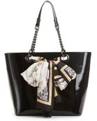 DKNY Scarf North South Shopper - Lyst