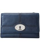 Fossil Maddox Multifunction Wallet - Lyst