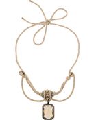 Lanvin Swarovski Crystal Rope Necklace - Lyst