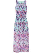 W118 By Walter Baker Lola Printed Chiffon Dress - Lyst