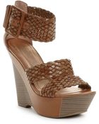 BCBGeneration Candiss Platform Wedge Sandals - Lyst