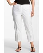 Lafayette 148 New York Crop Pants - Lyst