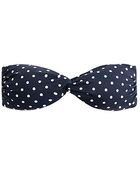 J.Crew Polkadot Twistfront Bandeau Top - Lyst