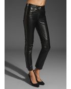 McQ by Alexander McQueen Leather Trousers - Lyst