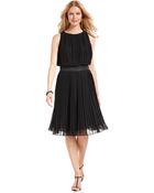 Eliza J Sleeveless Pleated Beaded - Lyst
