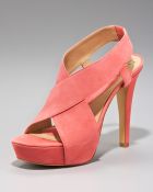 Diane von Furstenberg Zia Suede Crisscross Sandal - Lyst